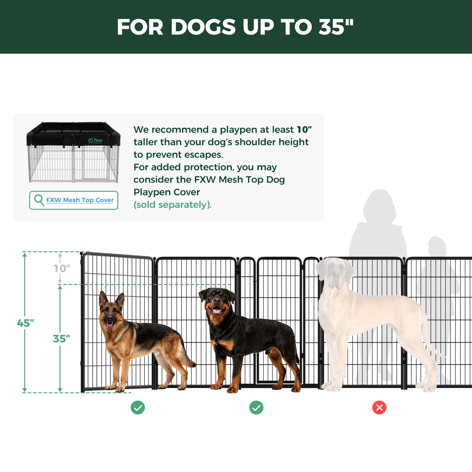 Homeplus Dog Playpen for Indoor Use