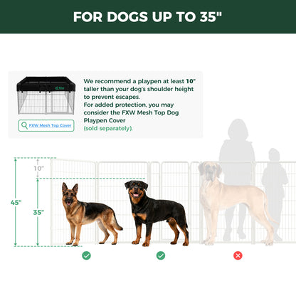 Homeplus Dog Playpen for Indoor Use