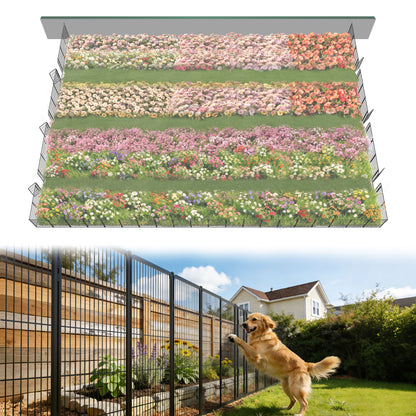 FXW Outdoor Dog & Garden Fence for Yard