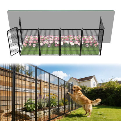 FXW Outdoor Dog & Garden Fence for Yard