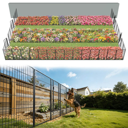 FXW Outdoor Dog & Garden Fence for Yard