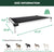 TitanNest Padded Chew-Proof Elevated Dog Bed for Your Chewer