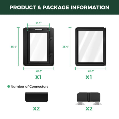 AuraSpace Acrylic Indoor Dog Playpen for Puppies and Small Dogs