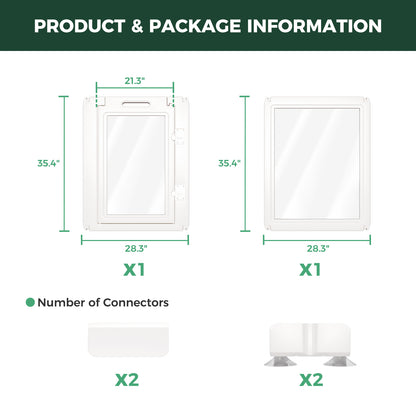 AuraSpace Acrylic Indoor Dog Playpen for Puppies and Small Dogs