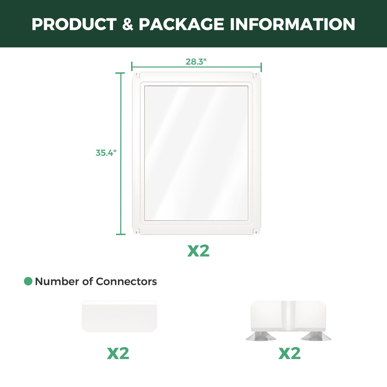 AuraSpace Acrylic Indoor Dog Playpen for Puppies and Small Dogs