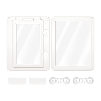 AuraSpace Acrylic Indoor Dog Playpen for Puppies and Small Dogs