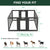AuraSpace Acrylic Indoor Dog Playpen for Puppies and Small Dogs