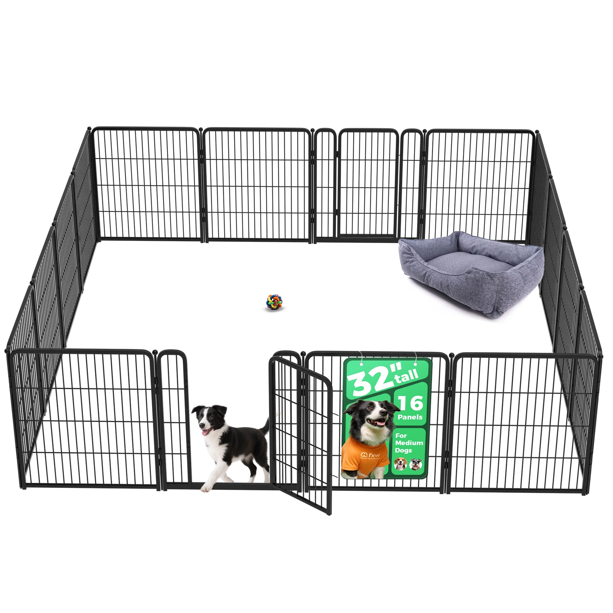 Homeplus Dog Playpen for Indoor Use