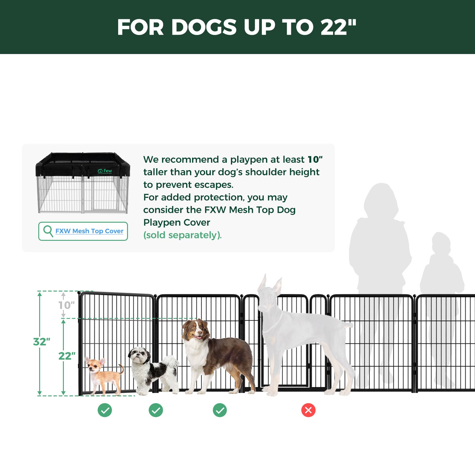 Homeplus Dog Playpen for Indoor Use