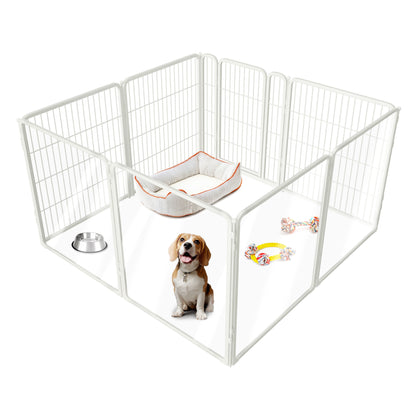 FXW Pawadise Acrylic & Wire Mesh Indoor Dog Playpen