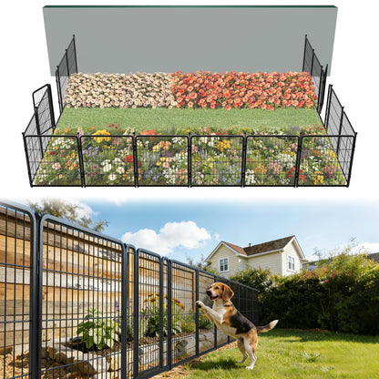 FXW Outdoor Dog & Garden Fence for Yard
