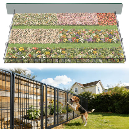 FXW Outdoor Dog & Garden Fence for Yard