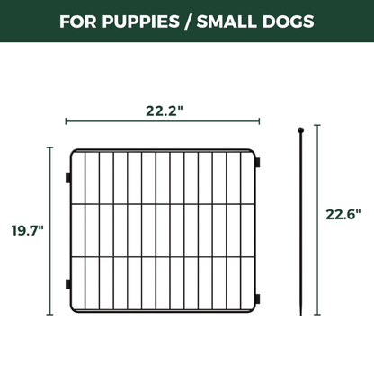 MiniPaws Dog Playpen Designed for Puppies / Small Dogs