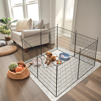 MiniPaws Dog Playpen Designed for Puppies/Small Dogs 32 inch 8 Panels FXW
