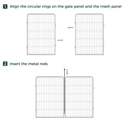 Playpen Stakes for Replacing the Metal Rods of FXW Dog Playpen FXW