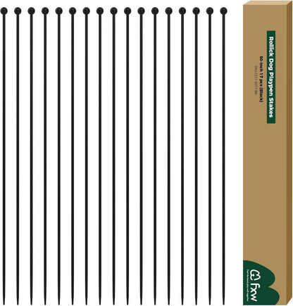 Playpen Stakes for Replacing the Metal Rods of FXW Dog Playpen 50 inch 17 Pens Outdoor FXW