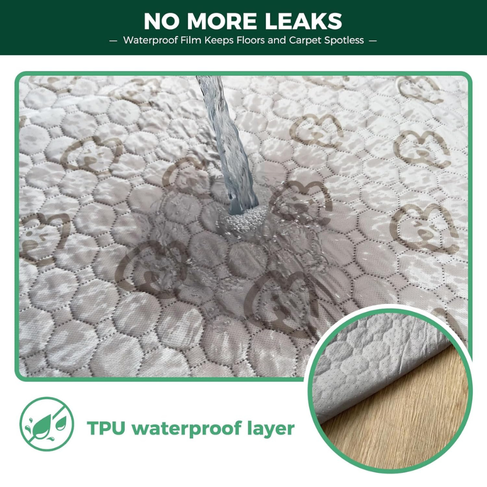Bundle - Washable Pee Pads & TitanNest Padded Dog Bed