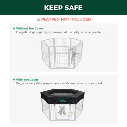 Exclusive Mesh Top Dog Playpen Cover for FXW Playpens