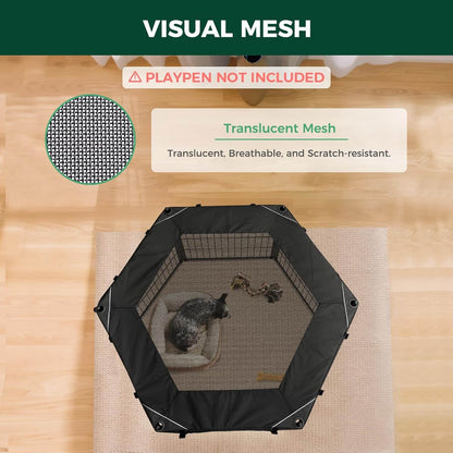 Exclusive Mesh Top Dog Playpen Cover for FXW Playpens