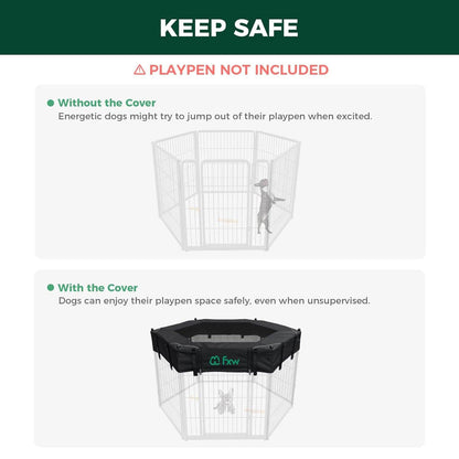 Exclusive Mesh Top Dog Playpen Cover for FXW Playpens