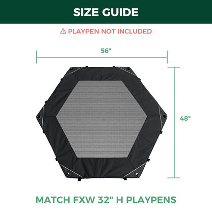 Exclusive Mesh Top Dog Playpen Cover for FXW Playpens