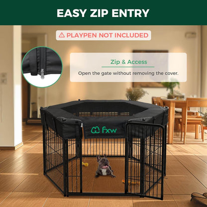 Exclusive Mesh Top Dog Playpen Cover for FXW Playpens