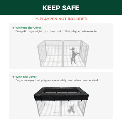 Exclusive Mesh Top Dog Playpen Cover for FXW Playpens
