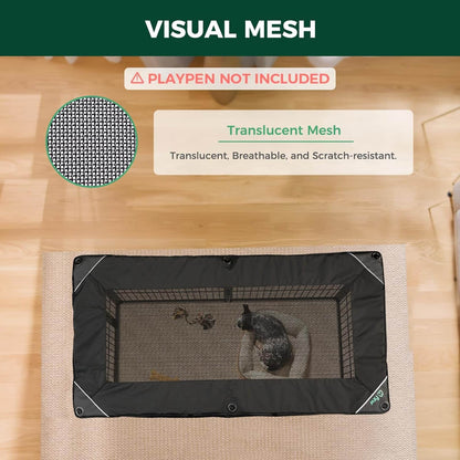 Exclusive Mesh Top Dog Playpen Cover for FXW Playpens