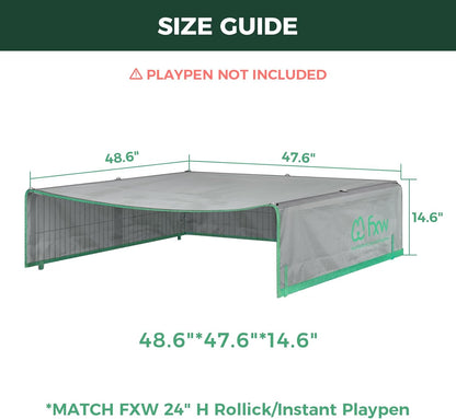 Sun Shade for Creating a Cozy outdoor Shelter for Your Dog Fit 24 inch Playpen FXW