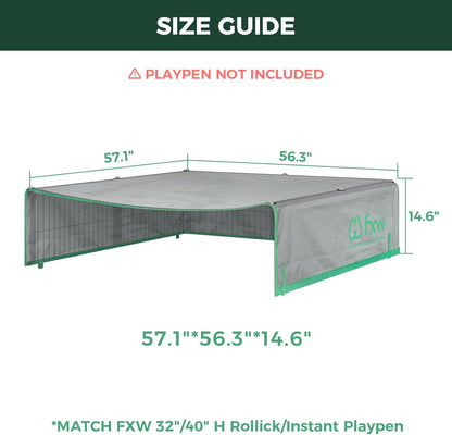Sun Shade for Creating a Cozy outdoor Shelter for Your Dog Fit 32 & 40 inch Playpen FXW