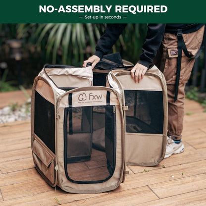 GoTent Dog Playpen Designed for Indoor/Outdoor/Travel Use FXW