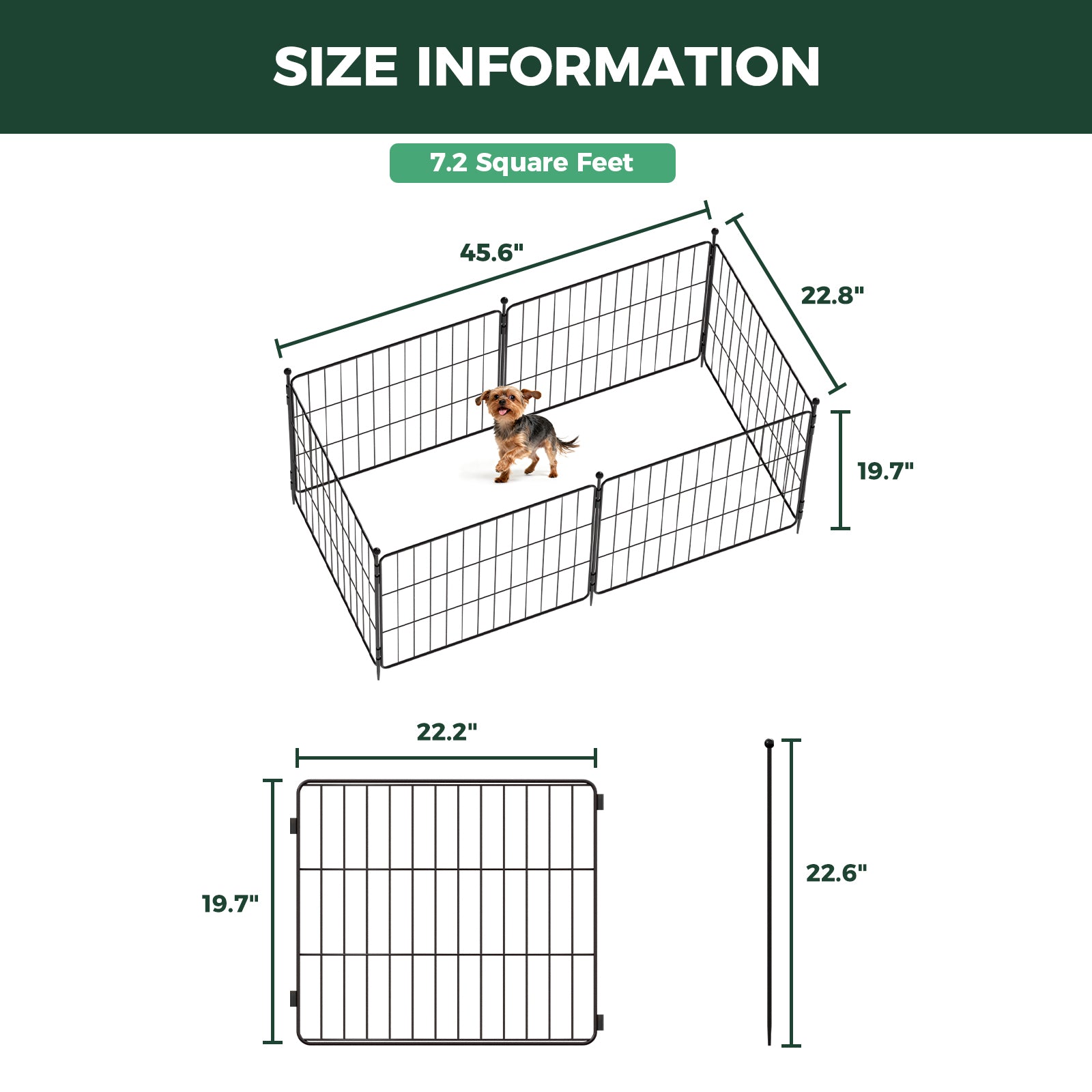 MiniPaws Dog Playpen Designed for Puppies / Small Dogs