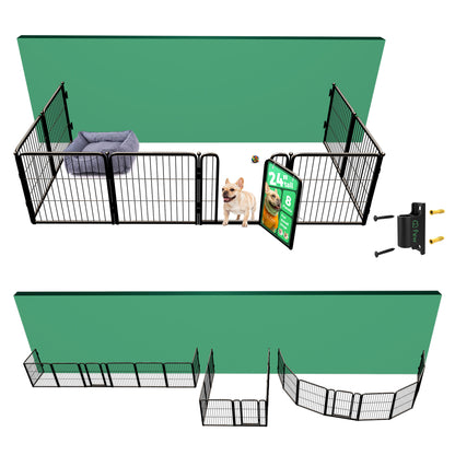 Bundle - Homeplus Dog Playpen & Fence-to-Wall Anchor (2 PCs)