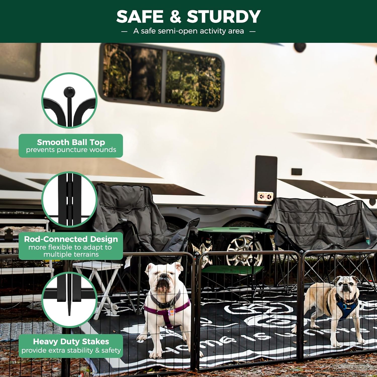 Rollick Dog Playpen for All-Terrain