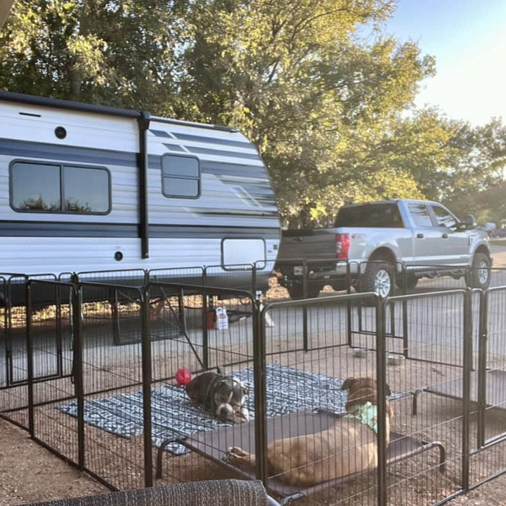 40 Inch 16 Panels Rollick Dog Playpen for All-Terrain 40 Inch - 14 Panels & 2 Gates FXW