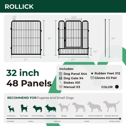 Rollick Dog Playpen for All-Terrain FXW