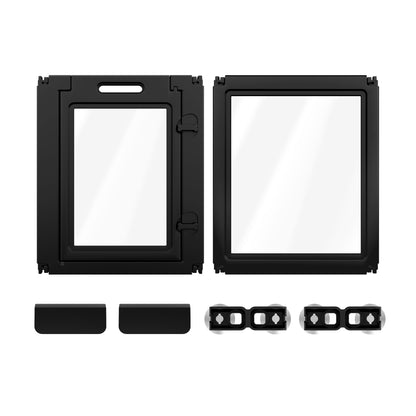 AuraSpace Acrylic Indoor Dog Playpen for Puppies and Small Dogs