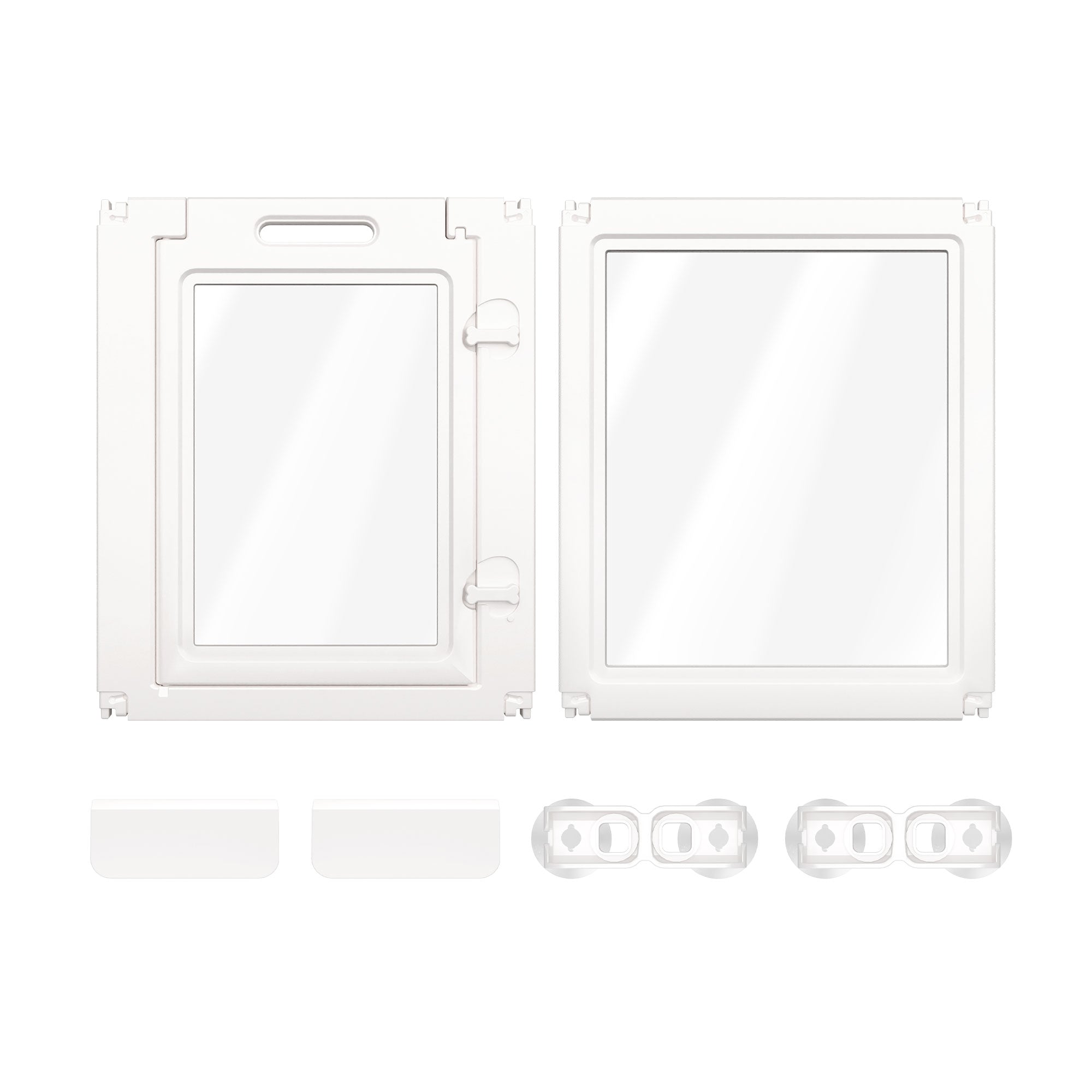 AuraSpace Acrylic Indoor Dog Playpen for Puppies and Small Dogs