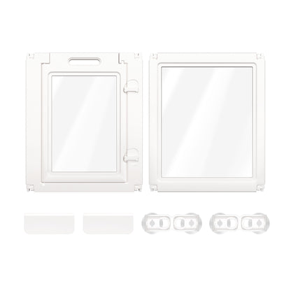 AuraSpace Acrylic Indoor Dog Playpen for Puppies and Small Dogs