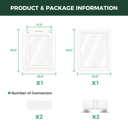 AuraSpace Acrylic Indoor Dog Playpen for Puppies and Small Dogs