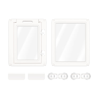 AuraSpace Acrylic Indoor Dog Playpen for Puppies and Small Dogs