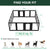 AuraSpace Acrylic Indoor Dog Playpen for Puppies and Small Dogs