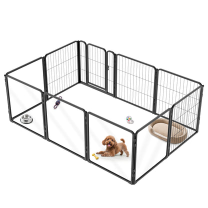 FXW Acrylic & Wire Mesh Indoor Dog Playpen