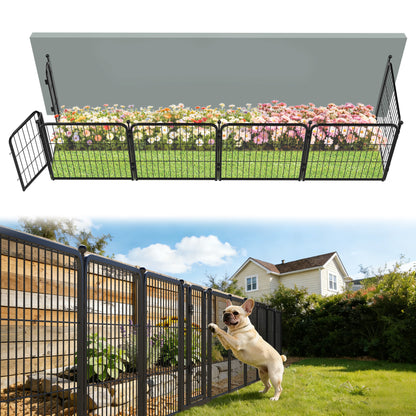 FXW Outdoor Dog & Garden Fence for Yard