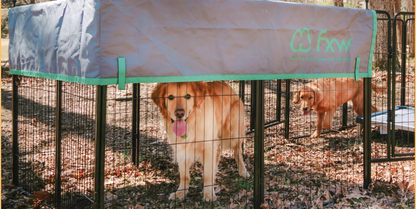 sun_shade for outdoor dog fence