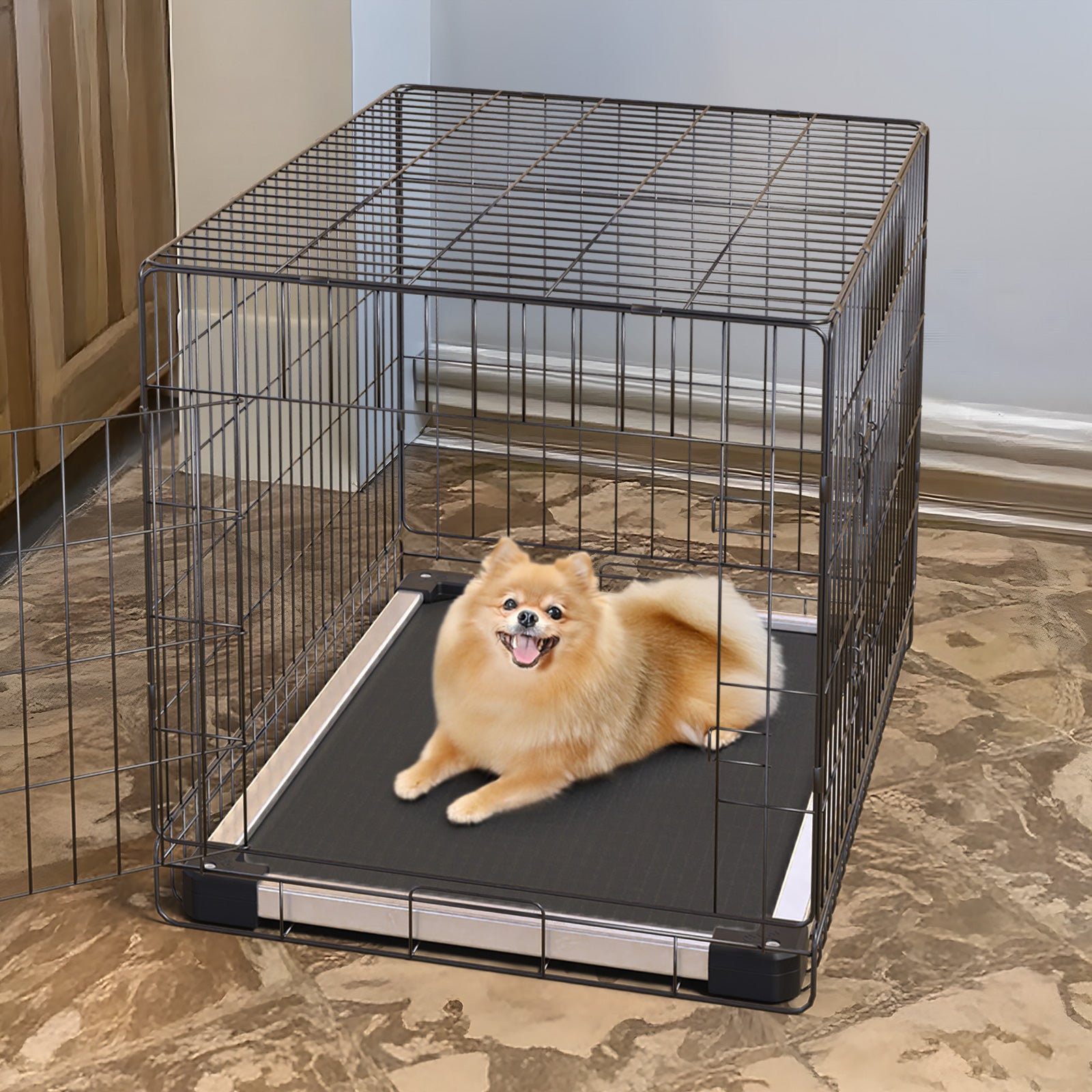 TitanNest Padded Chew-Proof Elevated Dog Bed for Your Chewer