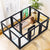 AuraSpace Acrylic Indoor Dog Playpen for Puppies and Small Dogs