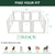 AuraSpace Acrylic Indoor Dog Playpen for Puppies and Small Dogs