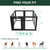 AuraSpace Acrylic Indoor Dog Playpen for Puppies and Small Dogs